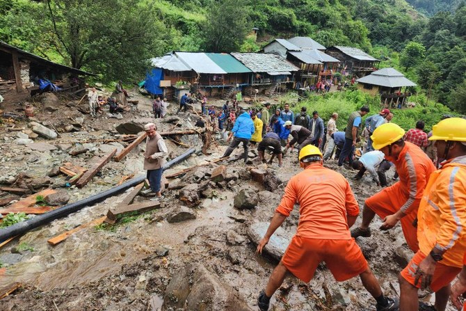 13 killed in India floods, stranded pilgrims airlifted