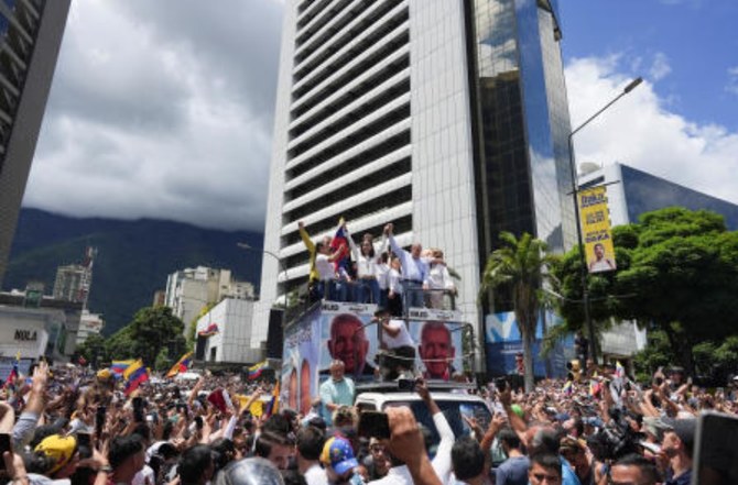 Masked assailants ransack Venezuela opposition leader’s headquarters as post-election tensions mount
