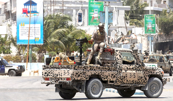 Explosion and gunfire rock hotel at popular beach in Somalia’s capital, witnesses say