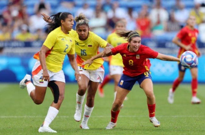 Spain survive Colombia scare, join USA in Olympic women’s football semis