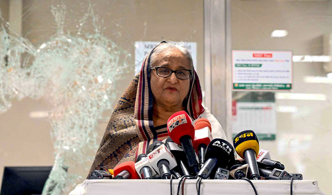 Prime Minister Sheikh Hasina resigns and leaves Bangladesh, ending 15-year rule