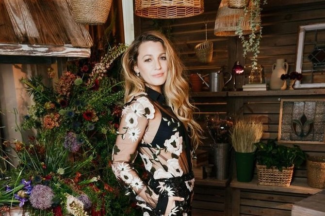 Blake Lively goes floral with Elie Saab on press tour