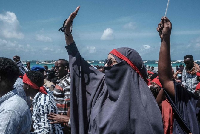 ‘We won’t be intimidated’: Somalis protest after Al-Shabab attack