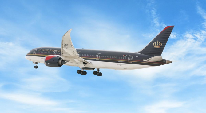 Jordan has requested all airlines landing at its airports carry 45 minutes of reserve fuel. (@RoyalJordanian)