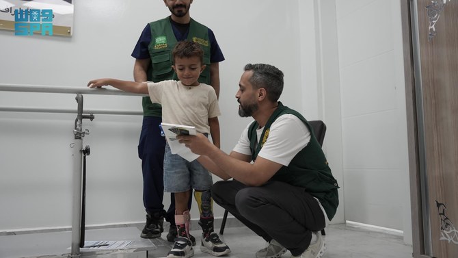 KSrelief provides prosthetic limbs to quake victims in Turkiye