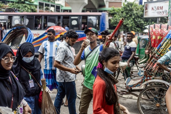 Students take charge of Bangladeshi capital as police ‘disappear’