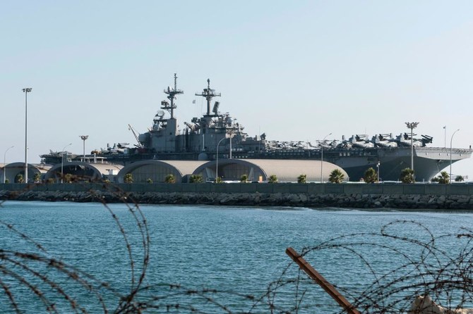 US ship docks in Cyprus, could assist civilians if Mideast tensions flare