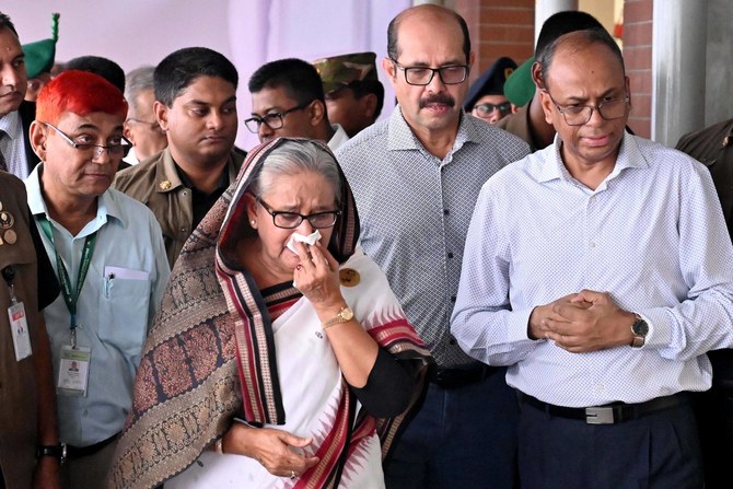 Ousted Bangladeshi PM blames US for her removal from power