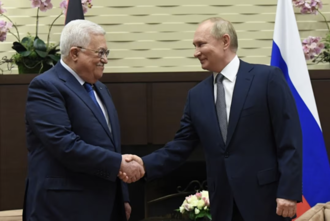 Putin to hold talks with Palestinian president Abbas on Tuesday: TASS