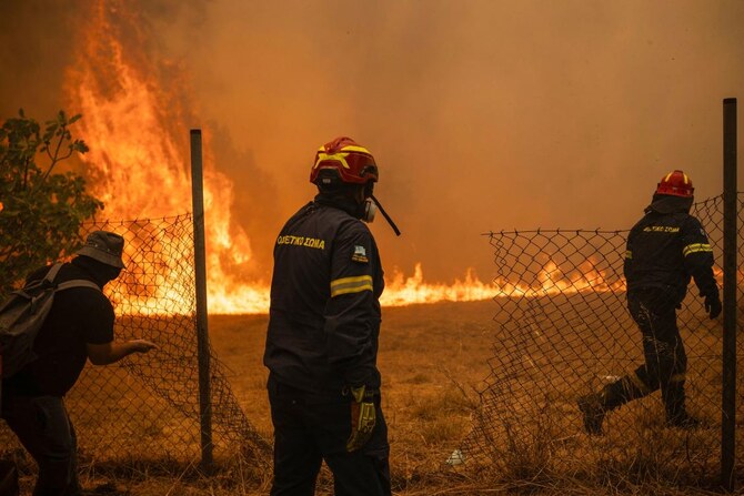 Faulty power cable may have caused Greece’s worst wildfire this year, investigators say