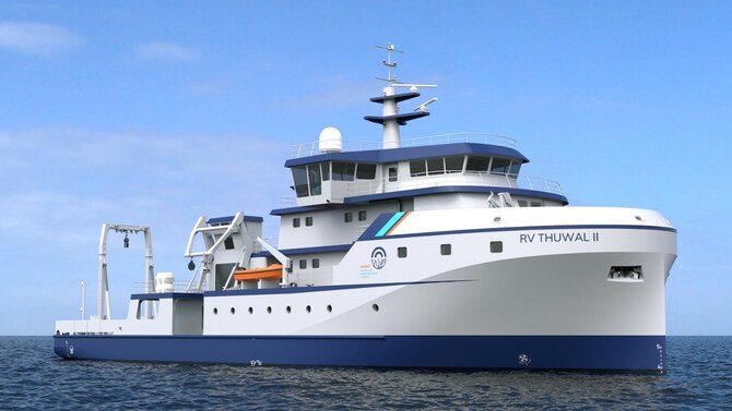 Spain’s Freire Shipyard will build RV Thuwal II at its yard in Vigo, Spain. (SPA)