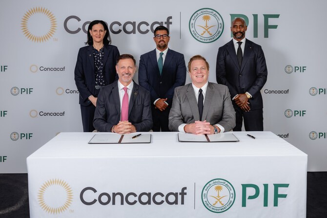 Saudi PIF partners with Concacaf to promote football in Americas and Caribbean