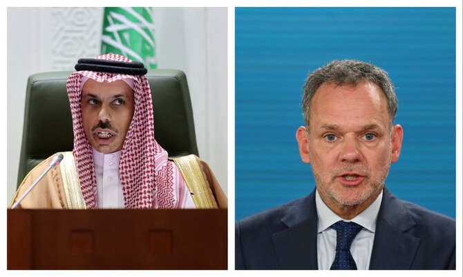 Saudi Foreign Minister Prince Faisal bin Farhan received a phone call from his Dutch counterpart Caspar Veldkamp on Thursday. 