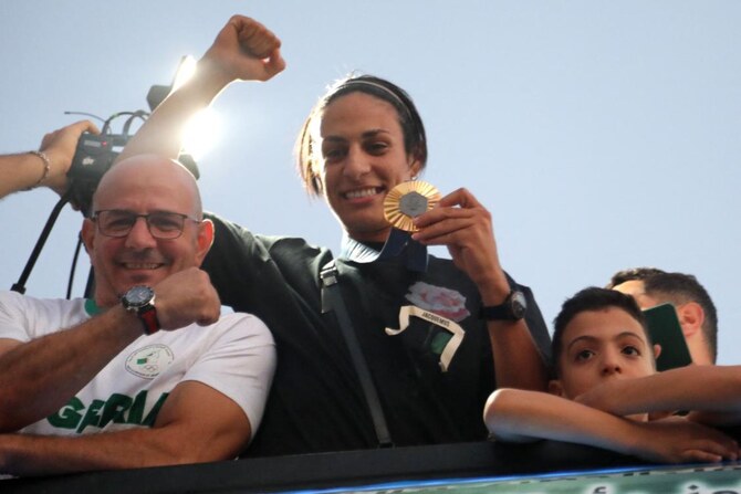 Algerian city welcomes home gold-winner Khelif