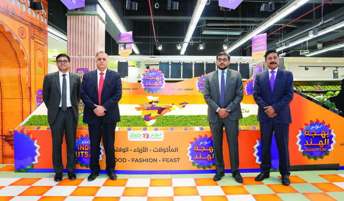 The festival was inaugurated by Ambassador of India to Saudi Arabia Dr. Suhel Ajaz Khan, second from left.