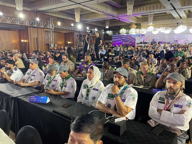 Saudi scouts join global conference in Cairo