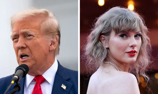 Trump posts image of fake Taylor Swift endorsement