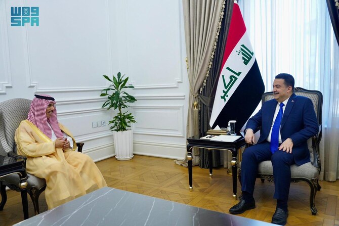 Saudi foreign minister meets Iraqi PM in Baghdad