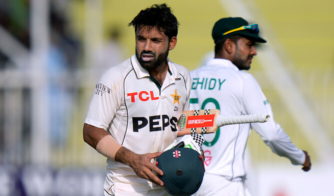 Bangladesh 27-0 in first Test after Rizwan and Shakeel hit hundreds