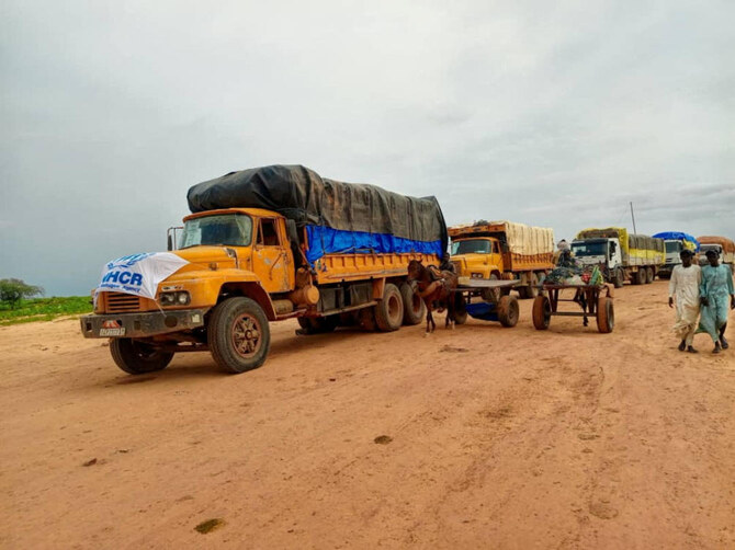 Rare food aid convoy enters Sudan from Chad