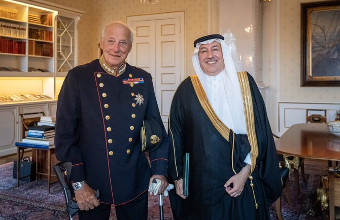 Saudi ambassador to Norway presents credentials to King Harald V