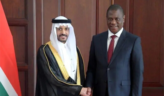 South African deputy president receives credentials from Saudi ambassador