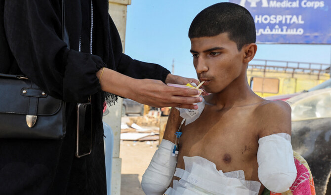 Gaza teen amputee recalls nightmare of losing arms 