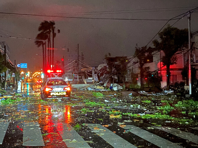 Typhoon Shanshan makes landfall in Japan, killing 3 and snarling air traffic