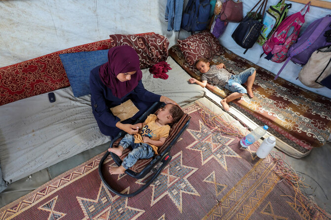 Palestinian boy Abdul Rahman Abu Al-Jidyan is the first person to contract polio in Gaza in 25 years.