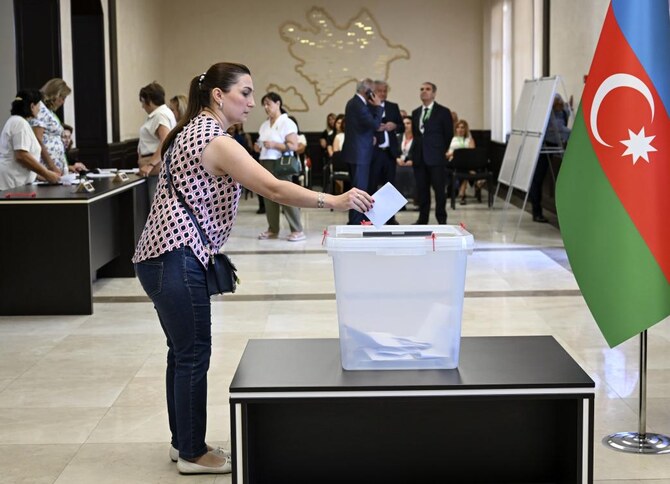 Azerbaijan holds a parliamentary election expected to retain the presidential party's dominance