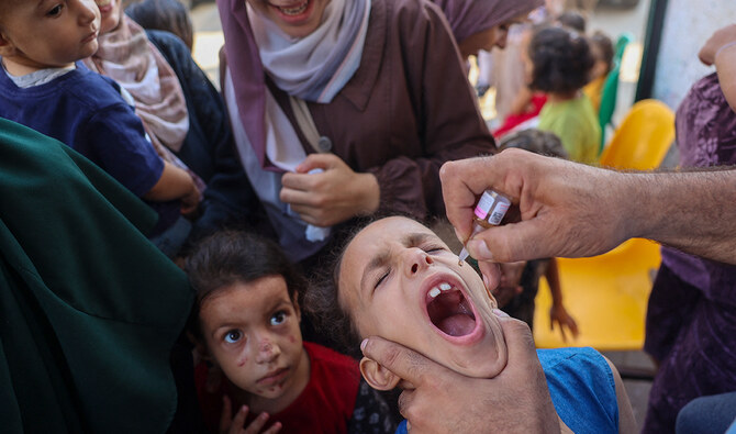 What is known about polio’s return to the Gaza Strip