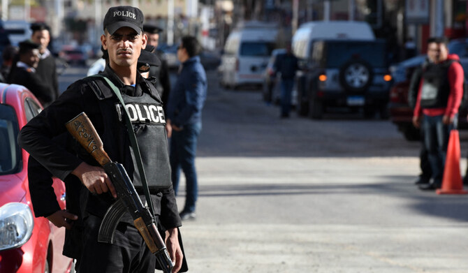 Egyptian police and security stands guard in Egypt's Red Sea resort of Hurghada. (AFP file photo)