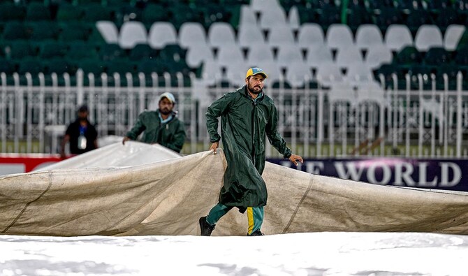 Rain halts Bangladesh victory bid after Hasan, Nahid demolish Pakistan