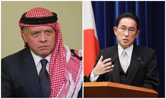 Jordan’s king, Japan’s PM discuss Israeli aggression in the West Bank