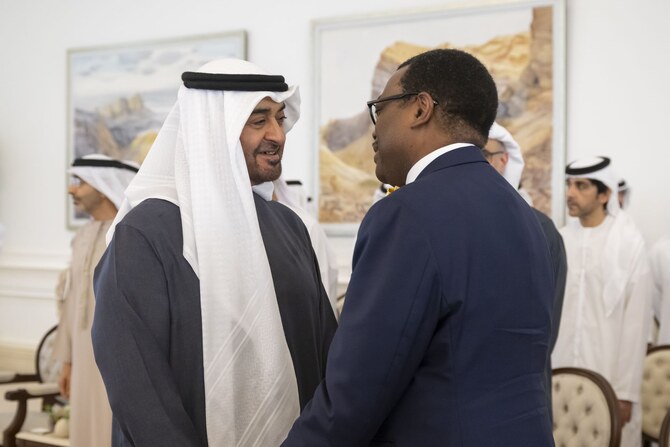 UAE leader meets African Development Bank president 