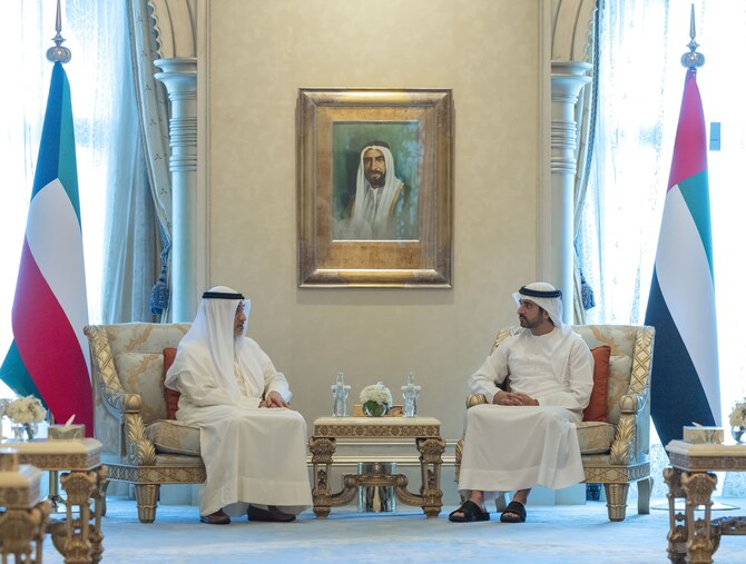 Dubai crown prince meets Kuwait’s first deputy PM to strengthen UAE-Kuwait ties