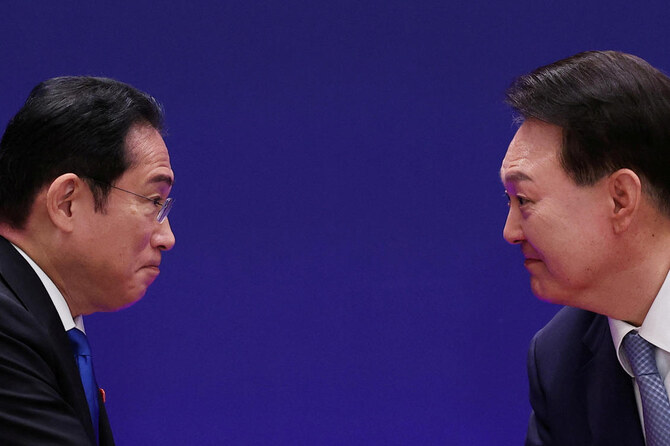 Japan’s Kishida, South Korea’s Yoon call to sustain momentum in improved ties