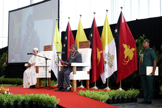 Pope urges end to Papua New Guinea tribal conflicts and fair, sustainable extraction of resources