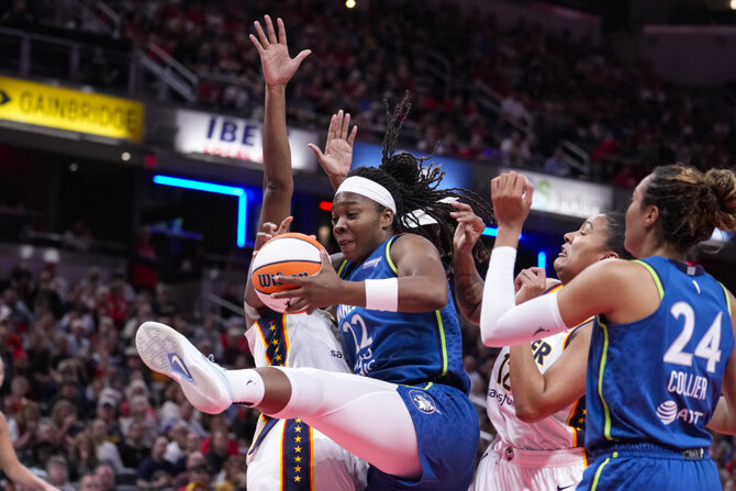 Napheesa Collier scores 26 and Lynx overcome Caitlin Clark’s 25-point night for 99-88 win over Fever