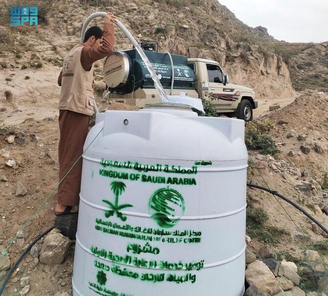 KSrelief continues food, water and health projects in Yemen