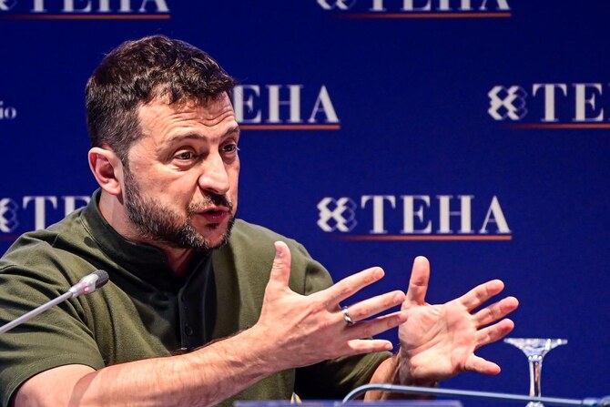 Zelensky meets Meloni in Italy, presses for more arms