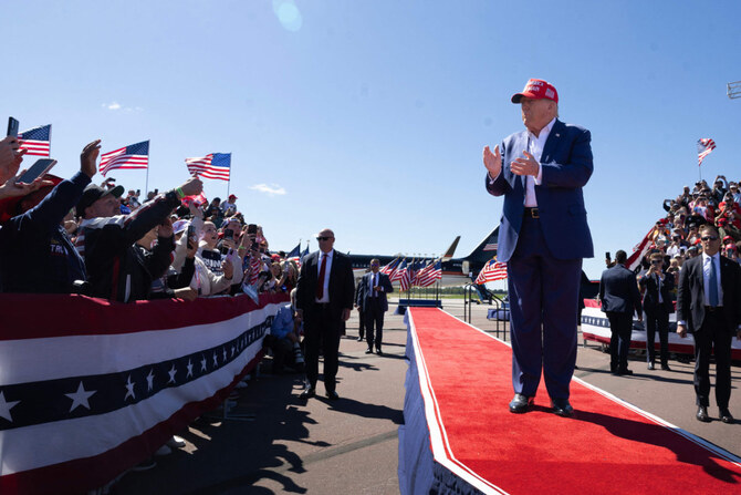 Trump, talking tariffs, immigration, revs up small-town base in Wisconsin