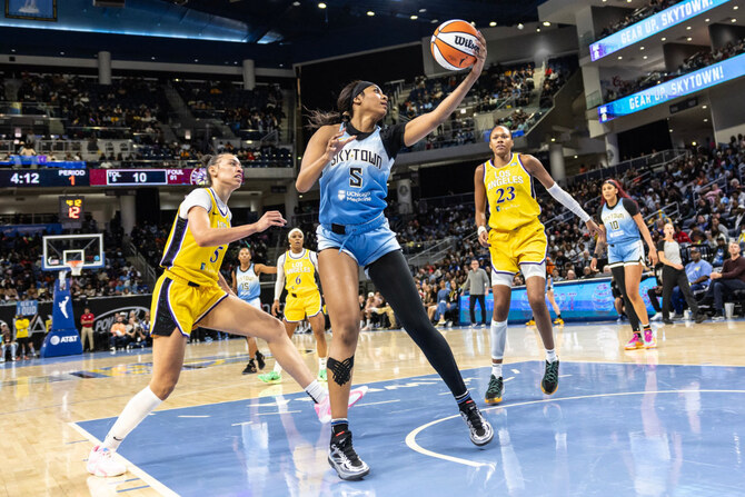 Chicago Sky’s Angel Reese says on social media that her historic rookie season is over due to injury 