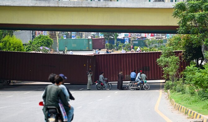 Public frustration mounts over extensive road closures amid ex-PM Khan party rally in Islamabad