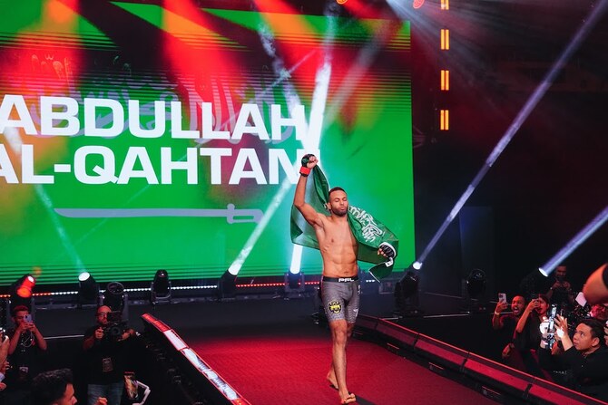 Saudi Arabia’s Al-Qahtani set on becoming Professional Fighters League’s first featherweight champion