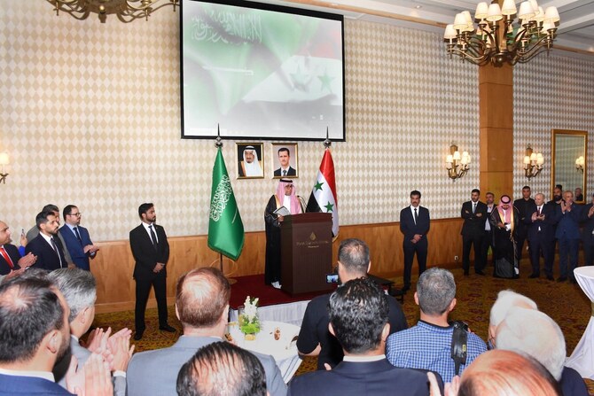 Saudi Arabia’s embassy in Damascus reopened on Monday with a ceremony to mark the occasion. (@ksaembsy)