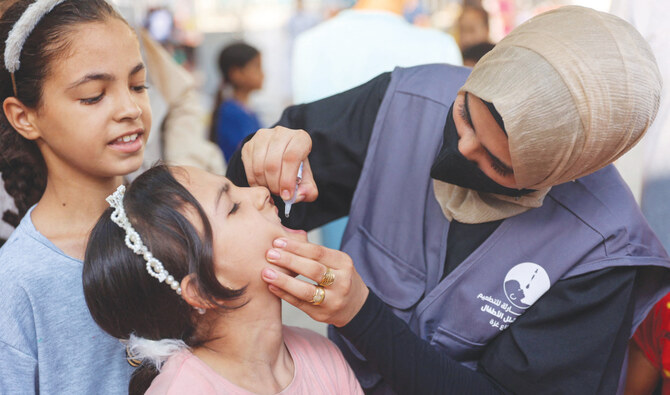 Polio vaccination starts in north Gaza despite obstacles