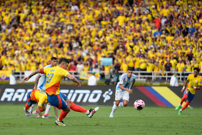 Colombia down Argentina, Brazil stunned in World Cup qualifiers