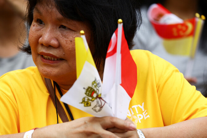 Pope Francis lands in Singapore, final stop on Asia-Pacific tour