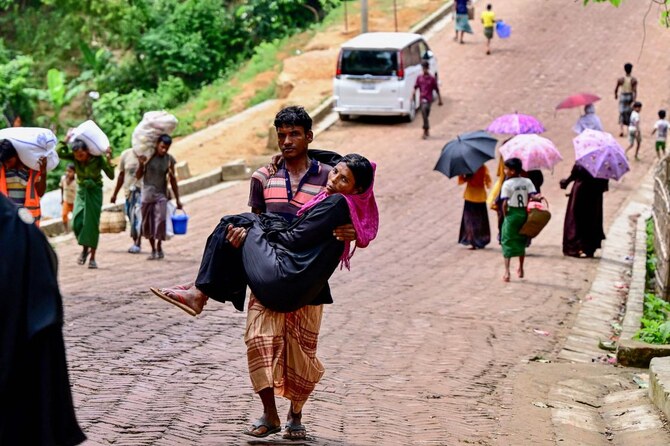 Bangladesh ramps up border vigilance as thousands of Rohingya flee Myanmar